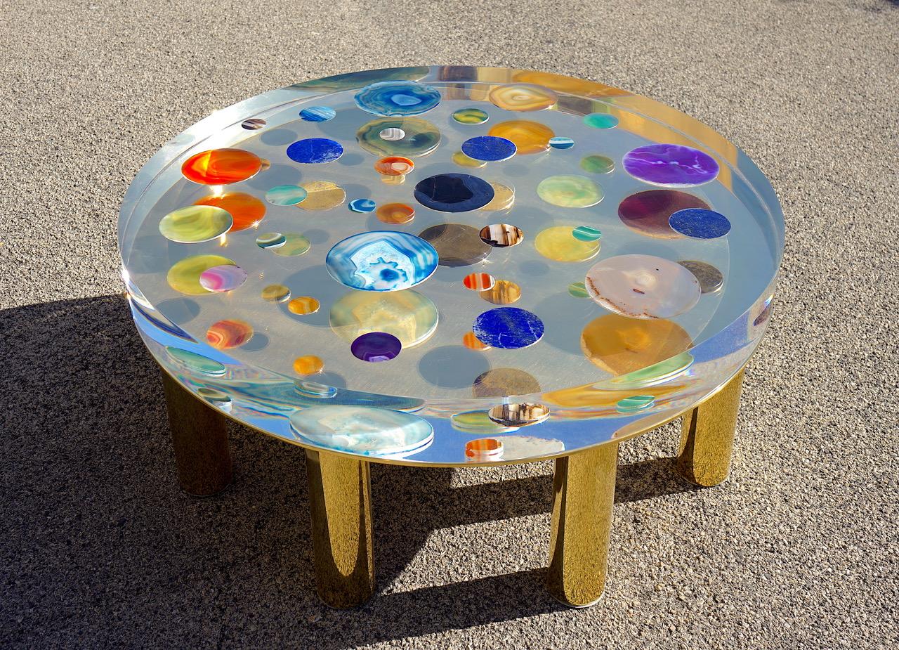 Brass Cosmos Coffee Table by Studio Superego, Italy For Sale