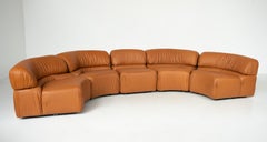 'Cosmos' DS28 Modular Sofa by Ulbald Klug & De Sede - New Leather Upholstery