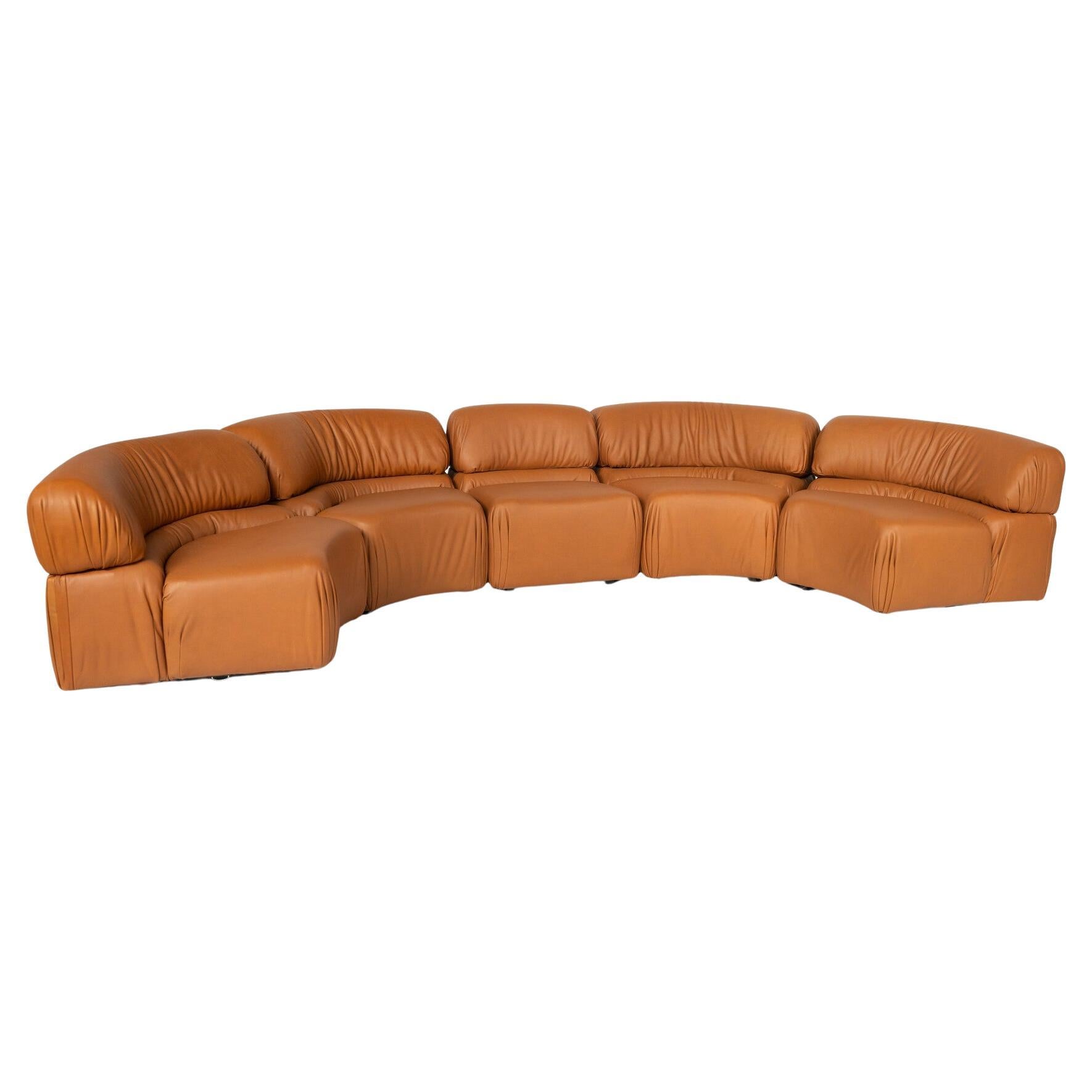 'Cosmos' DS28 Modular Sofa by Ulbald Klug & De Sede - New Leather Upholstery