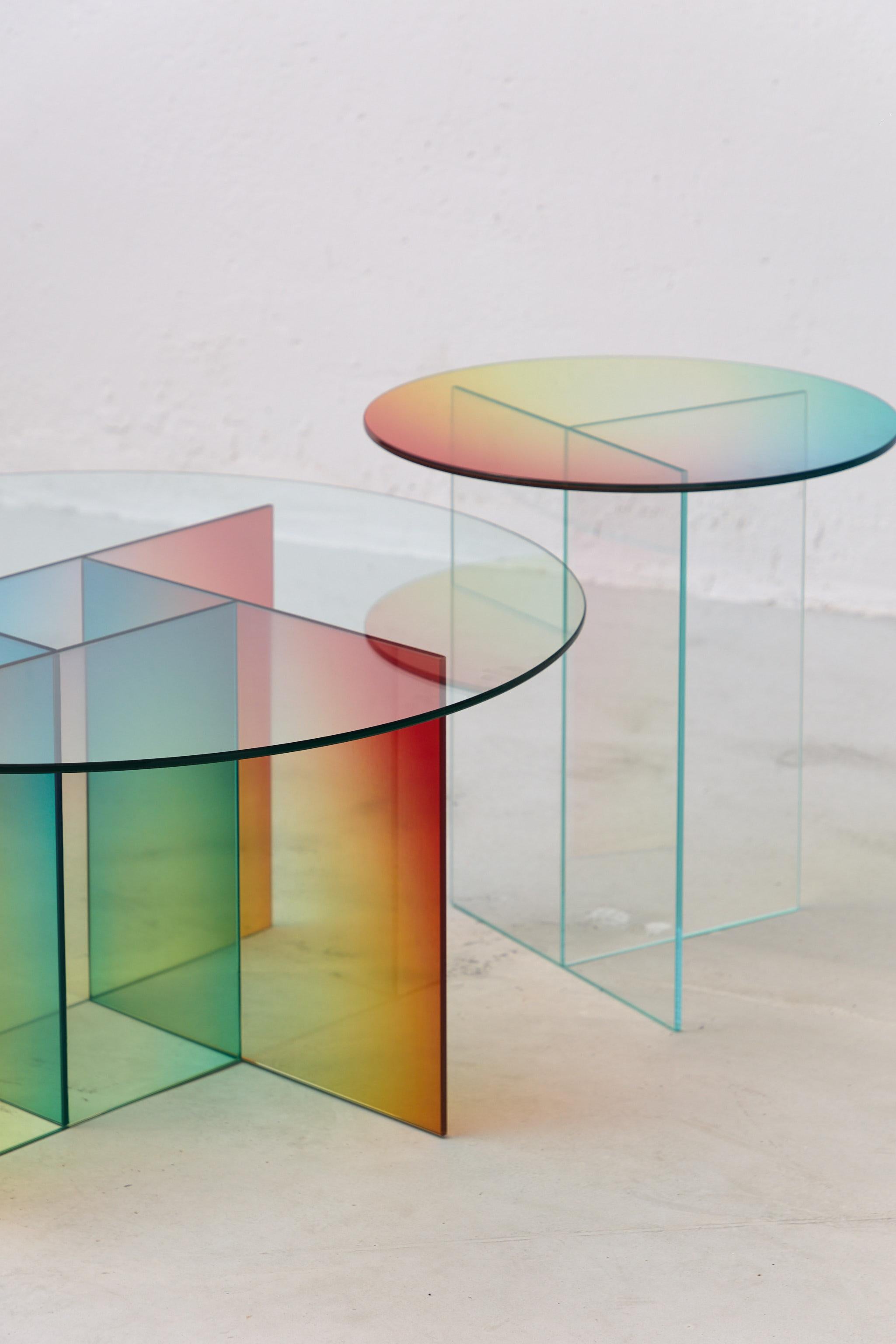 Cosmos Glass Coffee Table For Sale 1