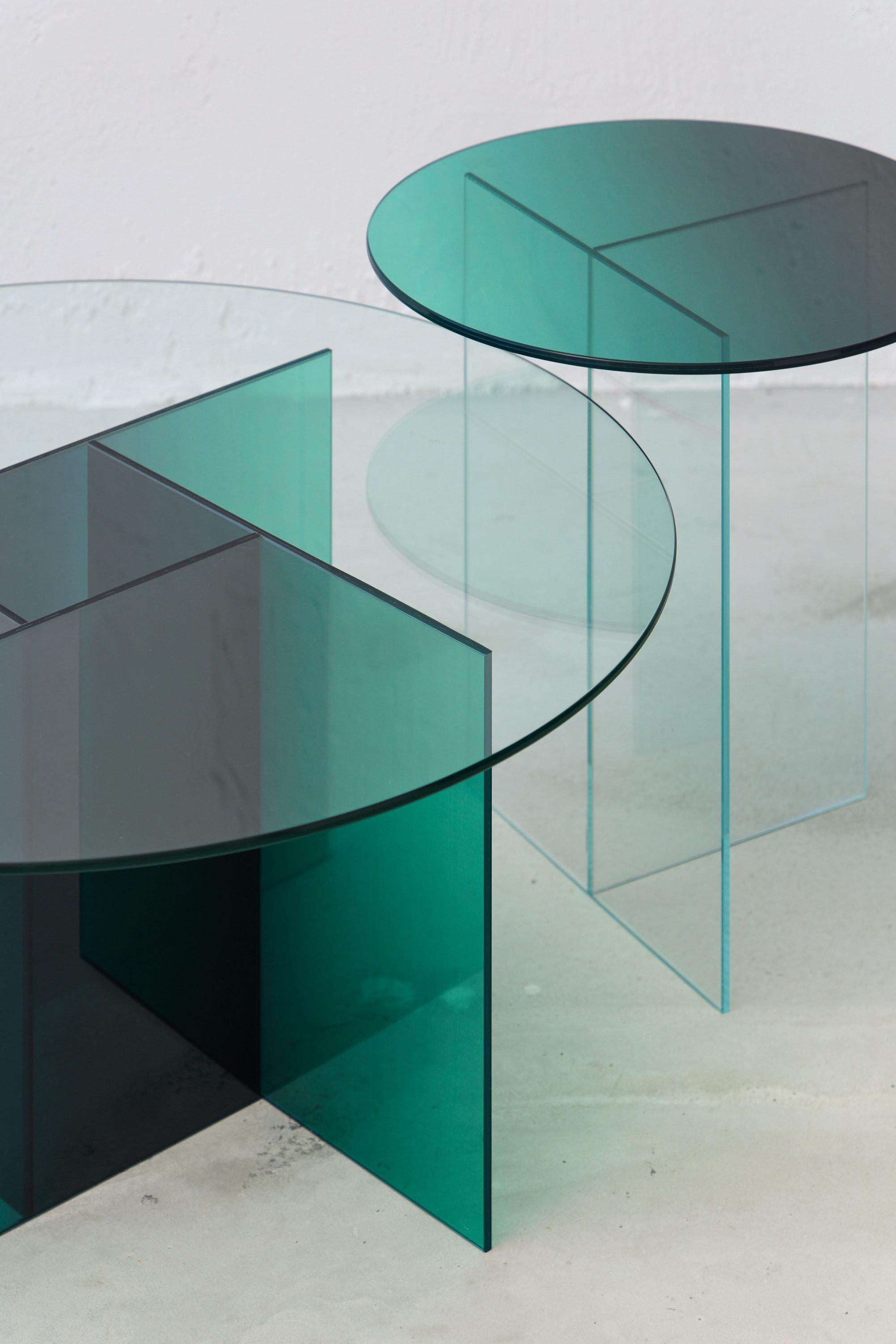 Turc Table basse Cosmos Green par Studio Monsoleil en vente