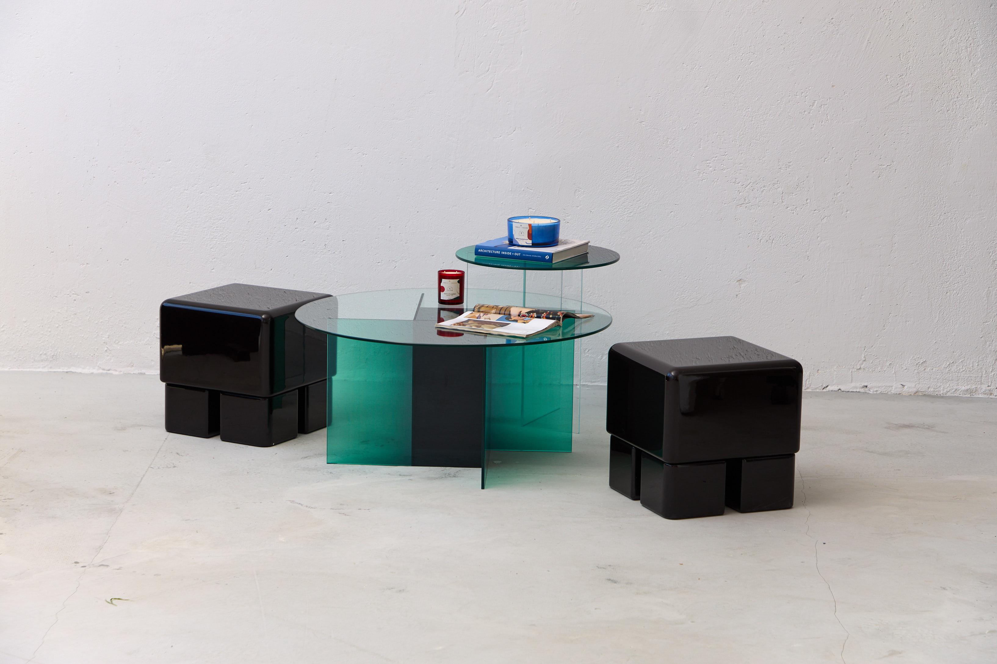 Mini table d'appoint Cosmos Green par Studio Monsoleil en vente 1