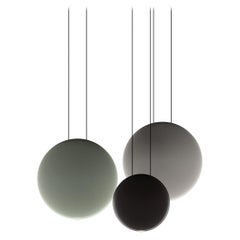 Cosmos LED 3-Light Cluster in Green, Brown and Grey by Lievore, Altherr & Molina