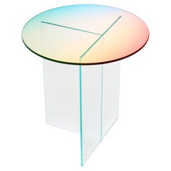 Cosmos Mini Glass Side Table
