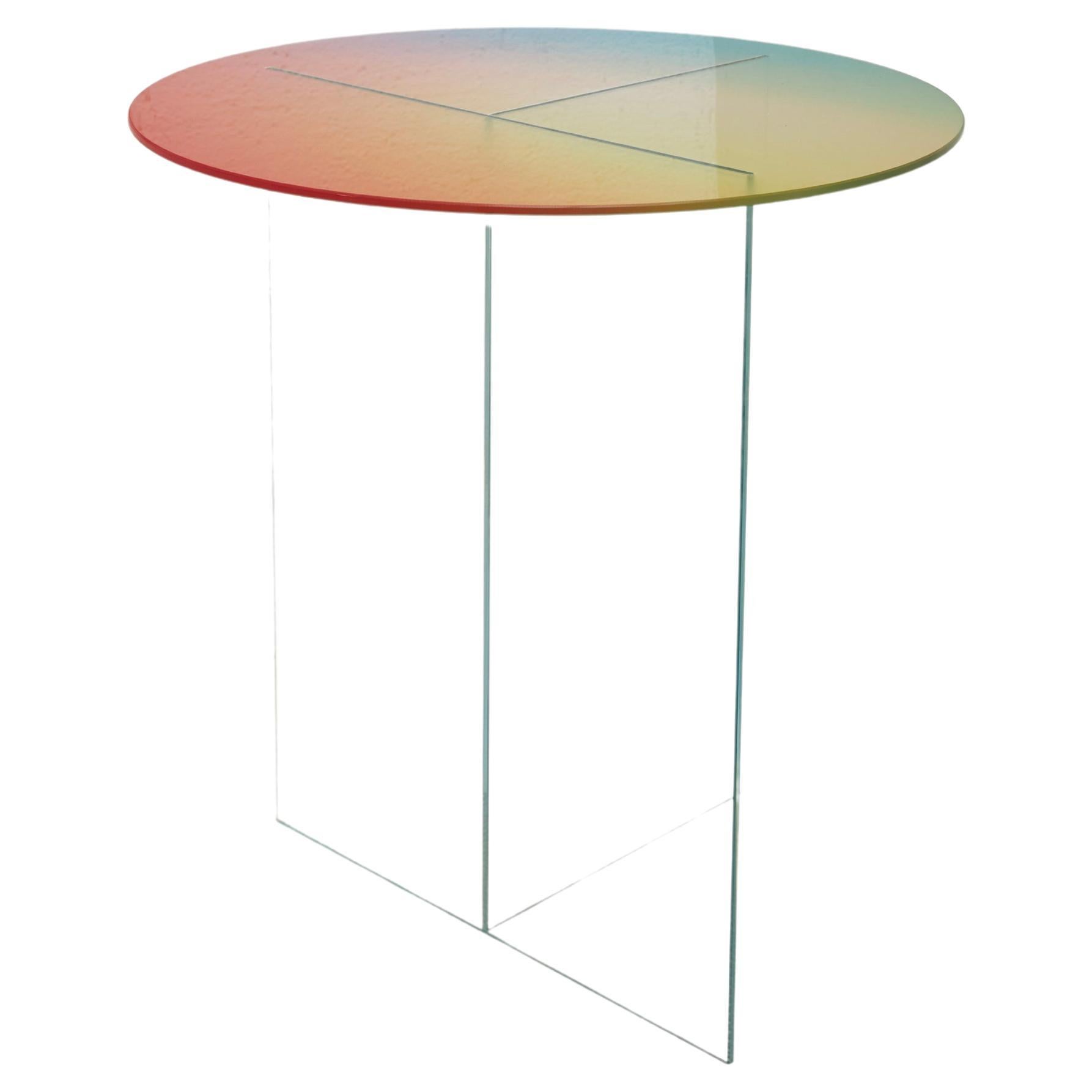 Cosmos Mini Glass Side Table