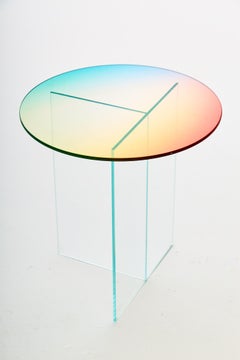 Cosmos Mini Glass Side Table