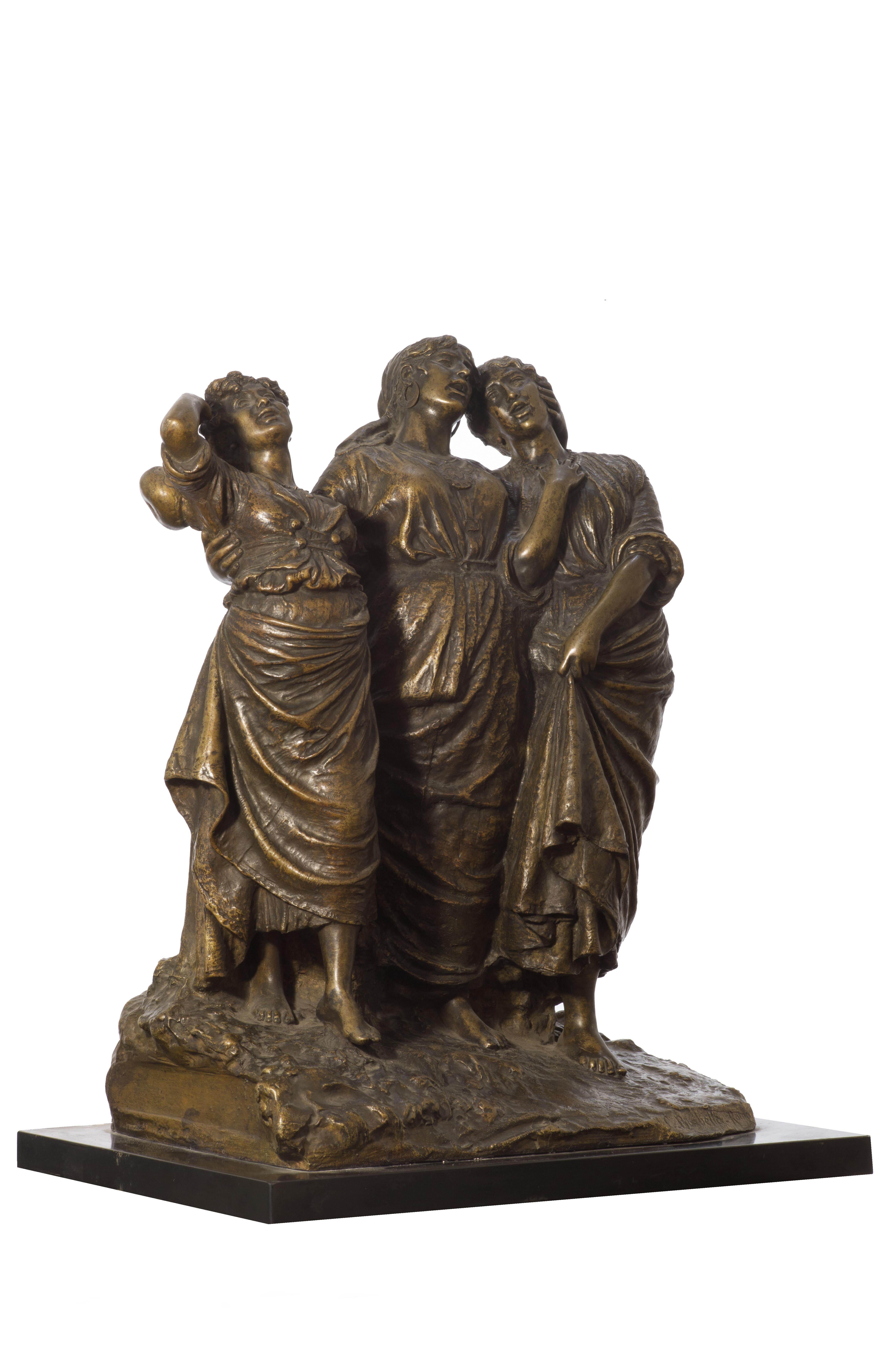 Love Song - Sculpture by Costantino Barbella