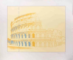 Kolosseum - Siebdruck von Costantino Persiani - 1972