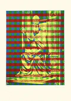 Saint Peter - Original Scree Print by Costantino Persiani - 1972