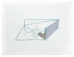 Boceto para un proyecto imposible - Litografía de Costantino Persiani - 1971