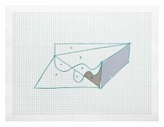 Sketch for an Impossible Project - Original Litho by Costantino Persiani - 1971