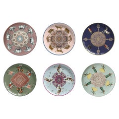 Costantinopoli by Vito Nesta for Les-Ottomans Set of 6 Dessert Plates