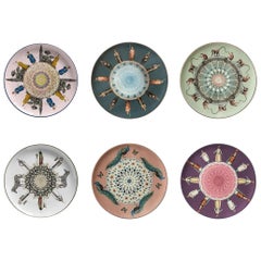 Costantinopoli by Vito Nesta for Les Ottomans, Set of 6 Dessert Plates #2