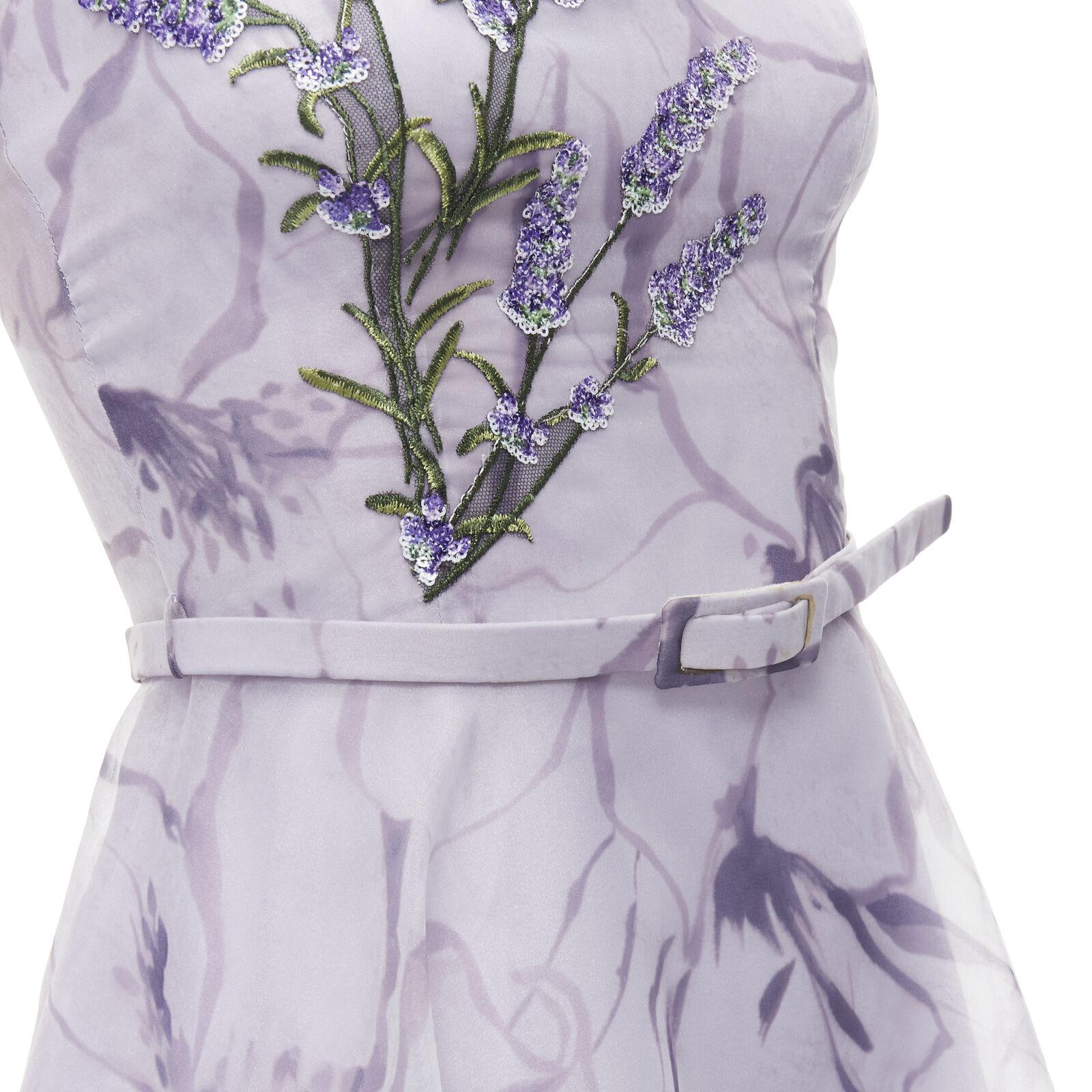 COSTARELLOS lilac purple lavender embroidery belted midi dress FR34 XS
Reference: AAWC/A00058
Brand: Costerellos
Color: Purple
Pattern: Floral
Closure: Zip
Lining: Fully Lined
Extra Details: Lavender sequins embroidery. Detachable belt at waist.