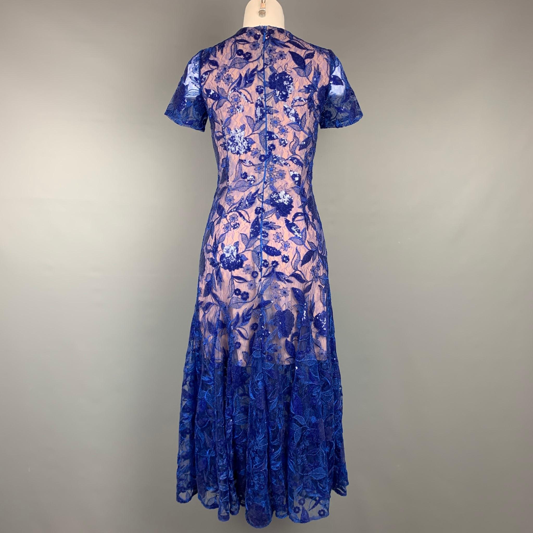 costarellos blue dress