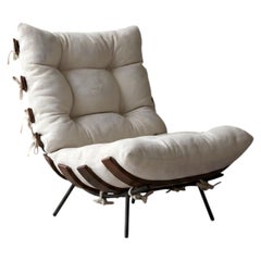 Sillón «Costela», de Carlo Hauner and Martin Eisler, de madera y acero