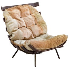 "Costela" Armchair in Peroba Wood, by Martin Eisler, Mid-Century Modern