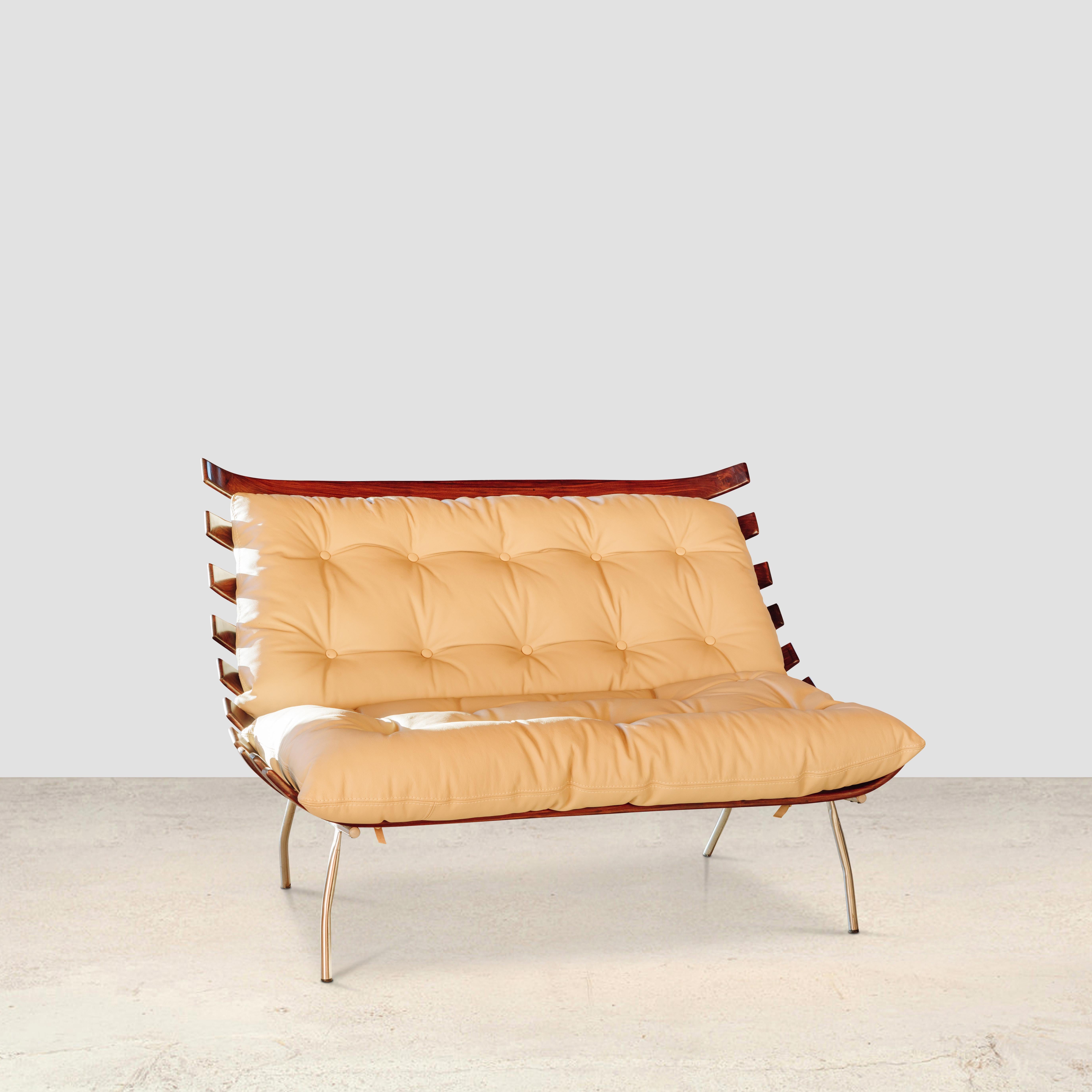 Brazilian Costela Sofa by Carlo Hauner, 1950 For Sale