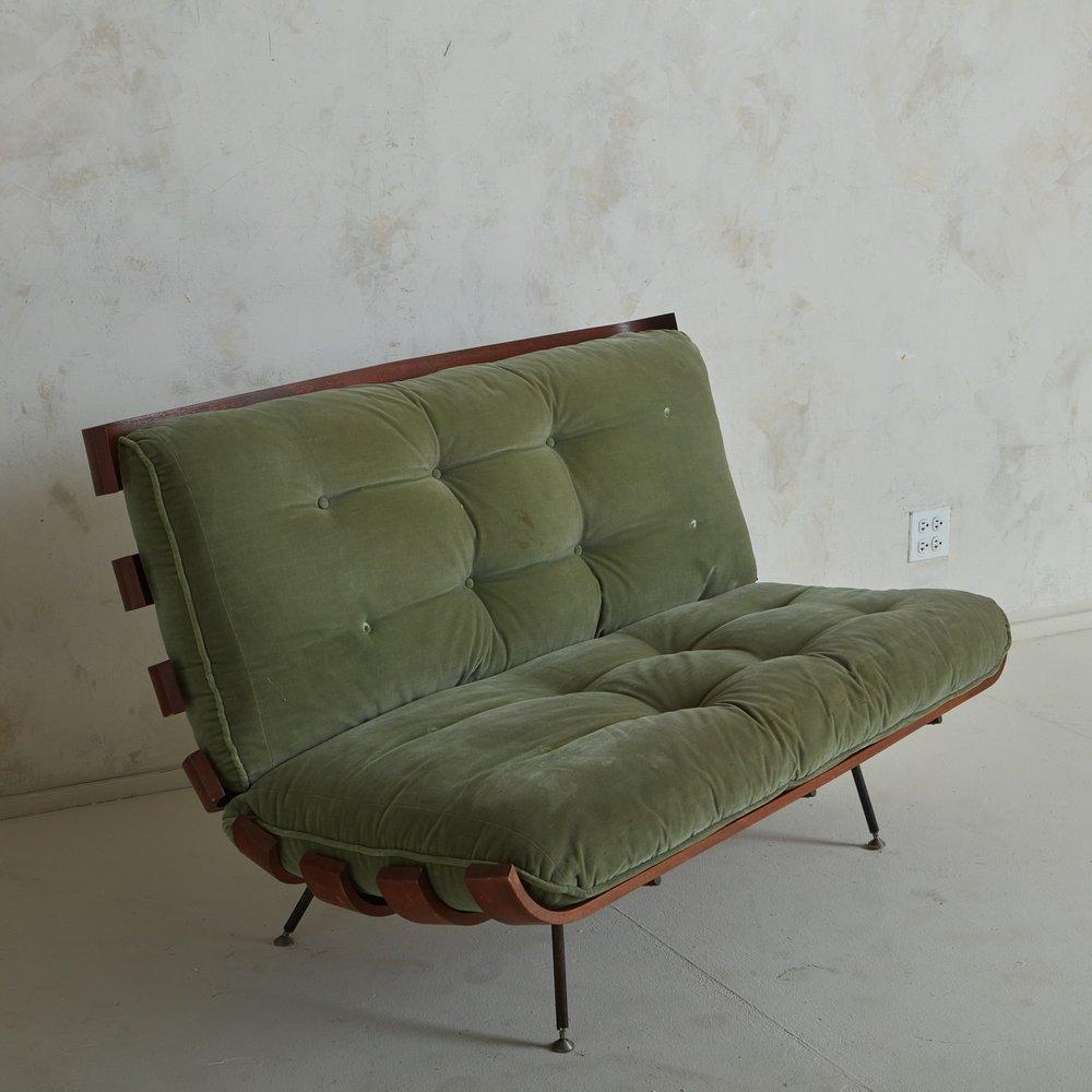 Costela' Sofa von Martin Eisler + Carlo Hauner für Forma, Brasilien 1960er Jahre (Moderne der Mitte des Jahrhunderts) im Angebot
