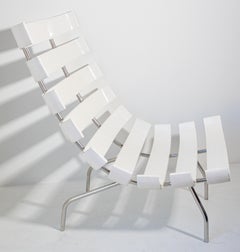 Costela Style Lounge White Chair after Martin Eisler Carlo Hauner