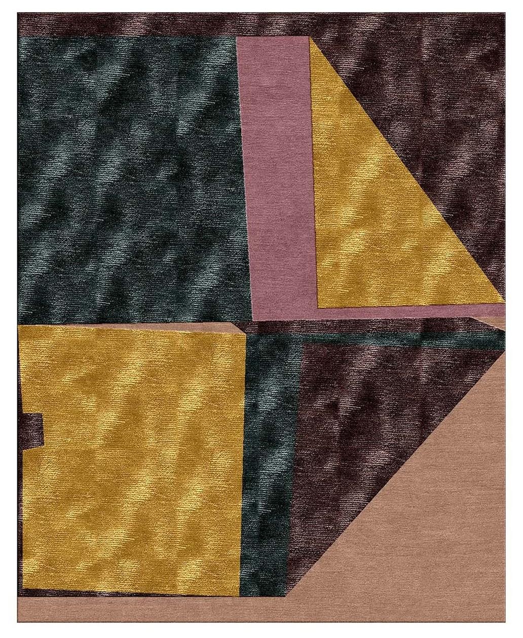 Hand-Knotted Costellazioni IV Rug by Dimorestudio For Sale