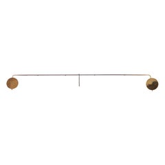 "Costellazioni" Studio-Built Brass Wall Lamp by Decade, Milano, 21st Century