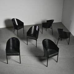 Costes Armchairs by Philippe Starck, circa 1984, Set of six