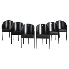 Costes Armchairs by Philippe Starck, circa 1984, Set of six