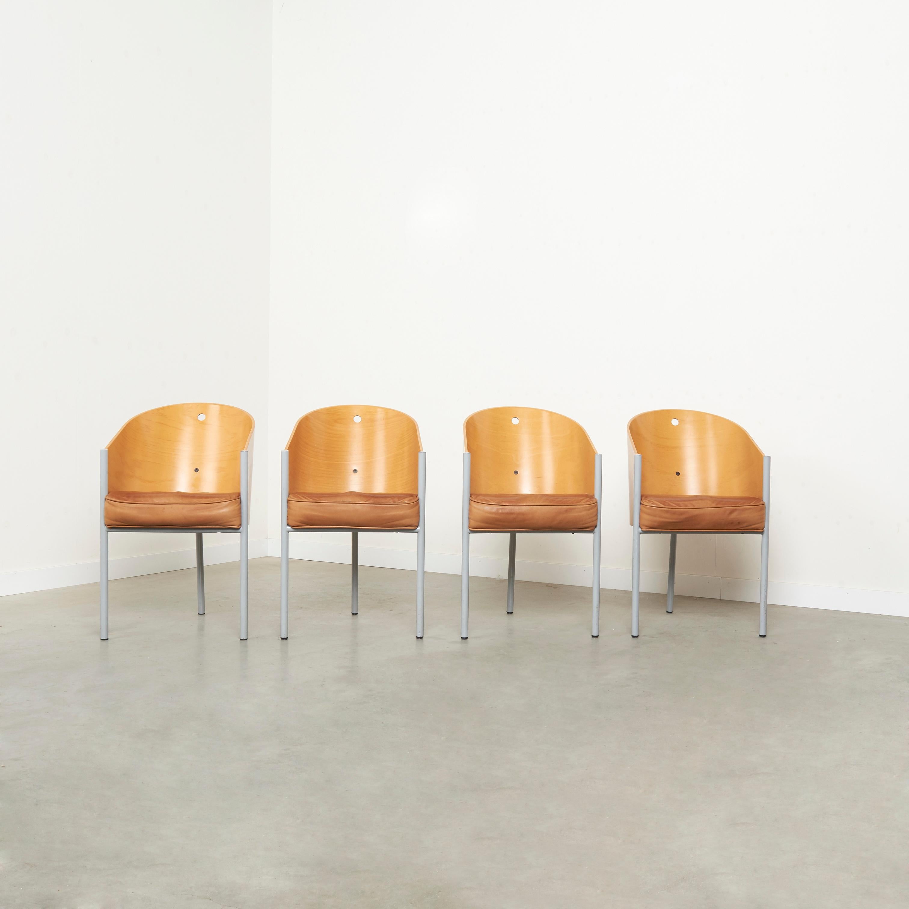Italian Costes chairs by Philip Starck, Driade 1980s For Sale