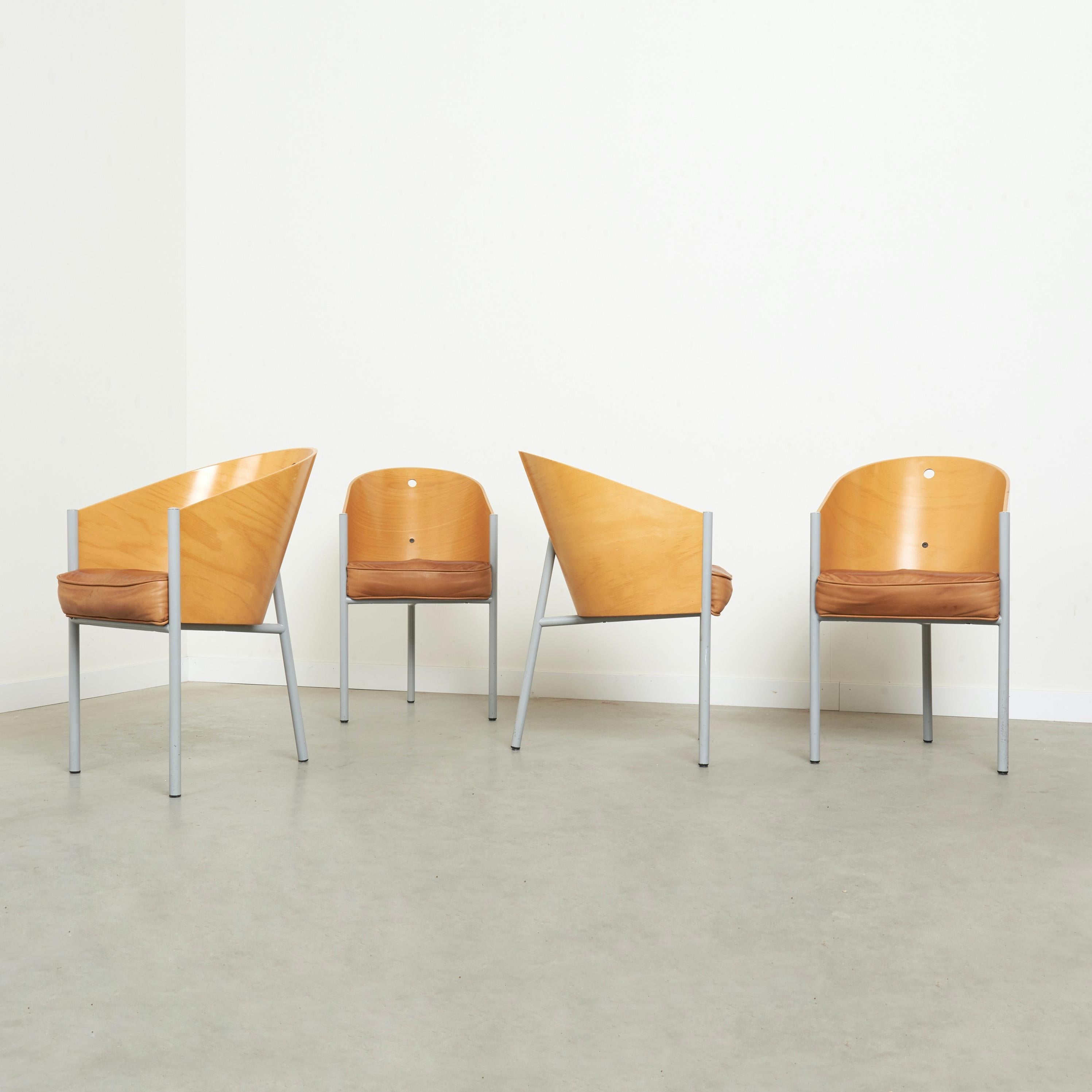 Costes chairs by Philip Starck, Driade 1980s In Good Condition For Sale In GENDT, NL