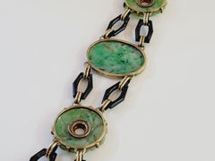 Costume made Bracelet 14k Jade