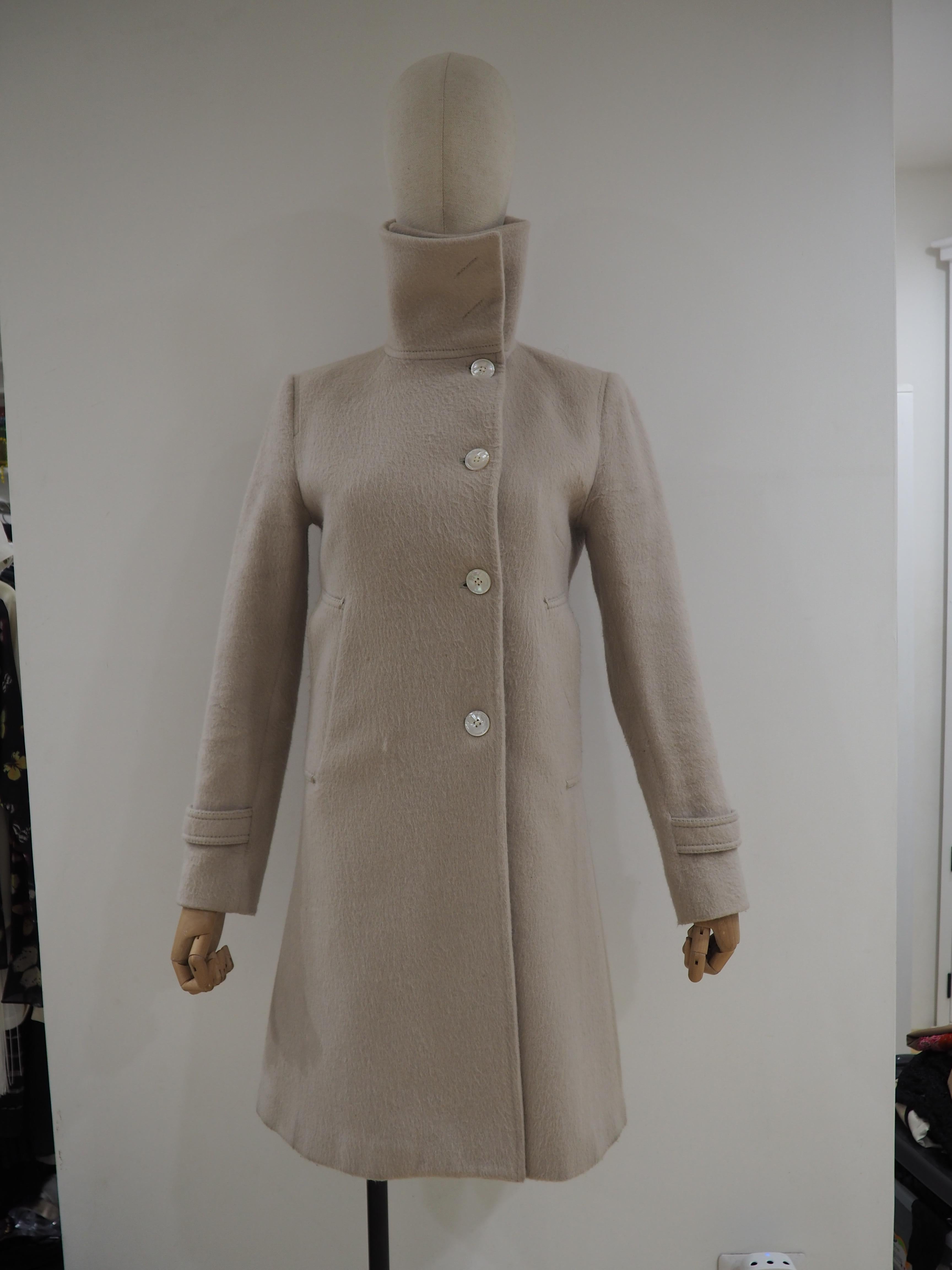 Costume National Alpaca wool coat For Sale 4