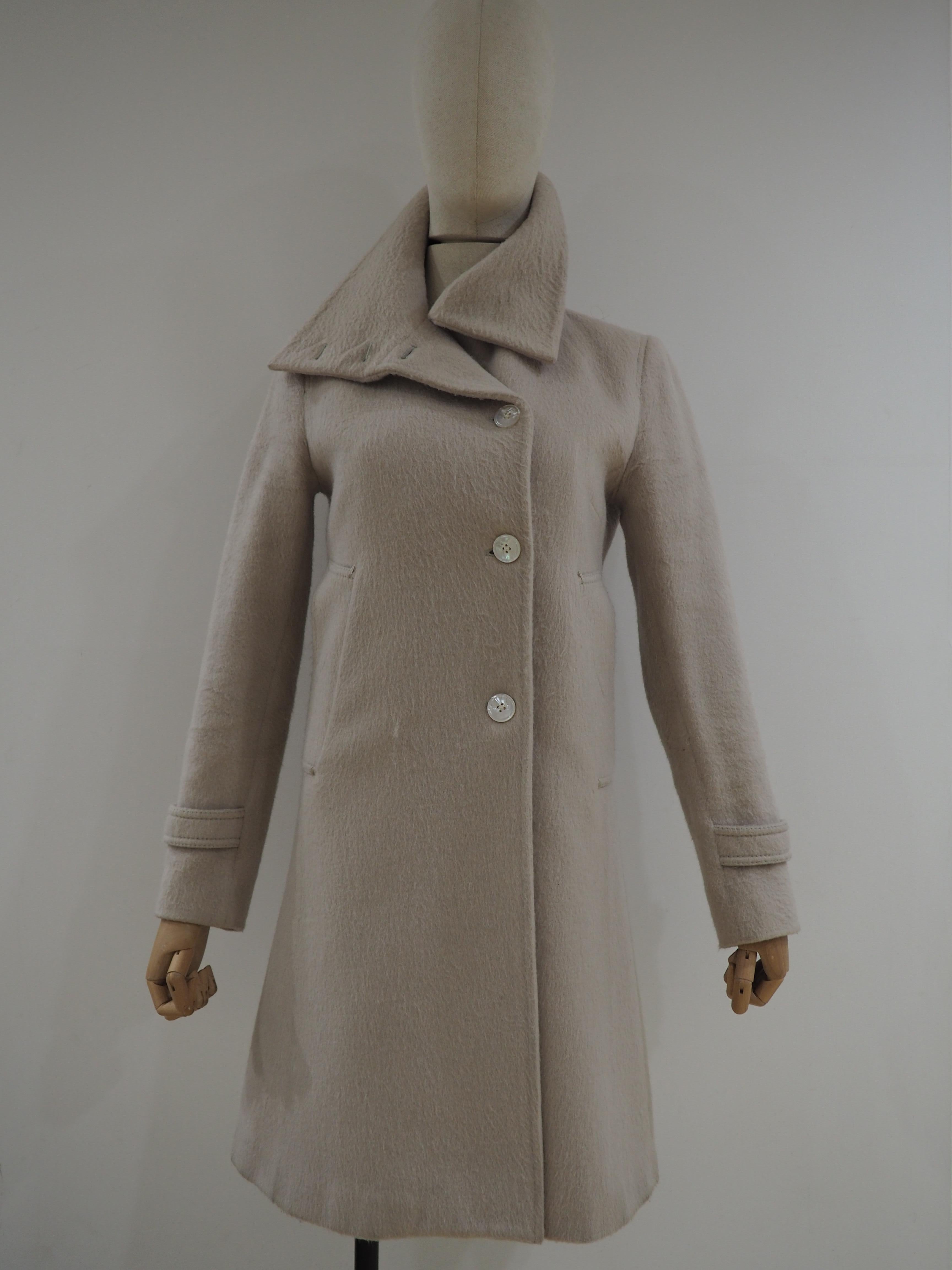Costume National Alpaca wool coat For Sale 6