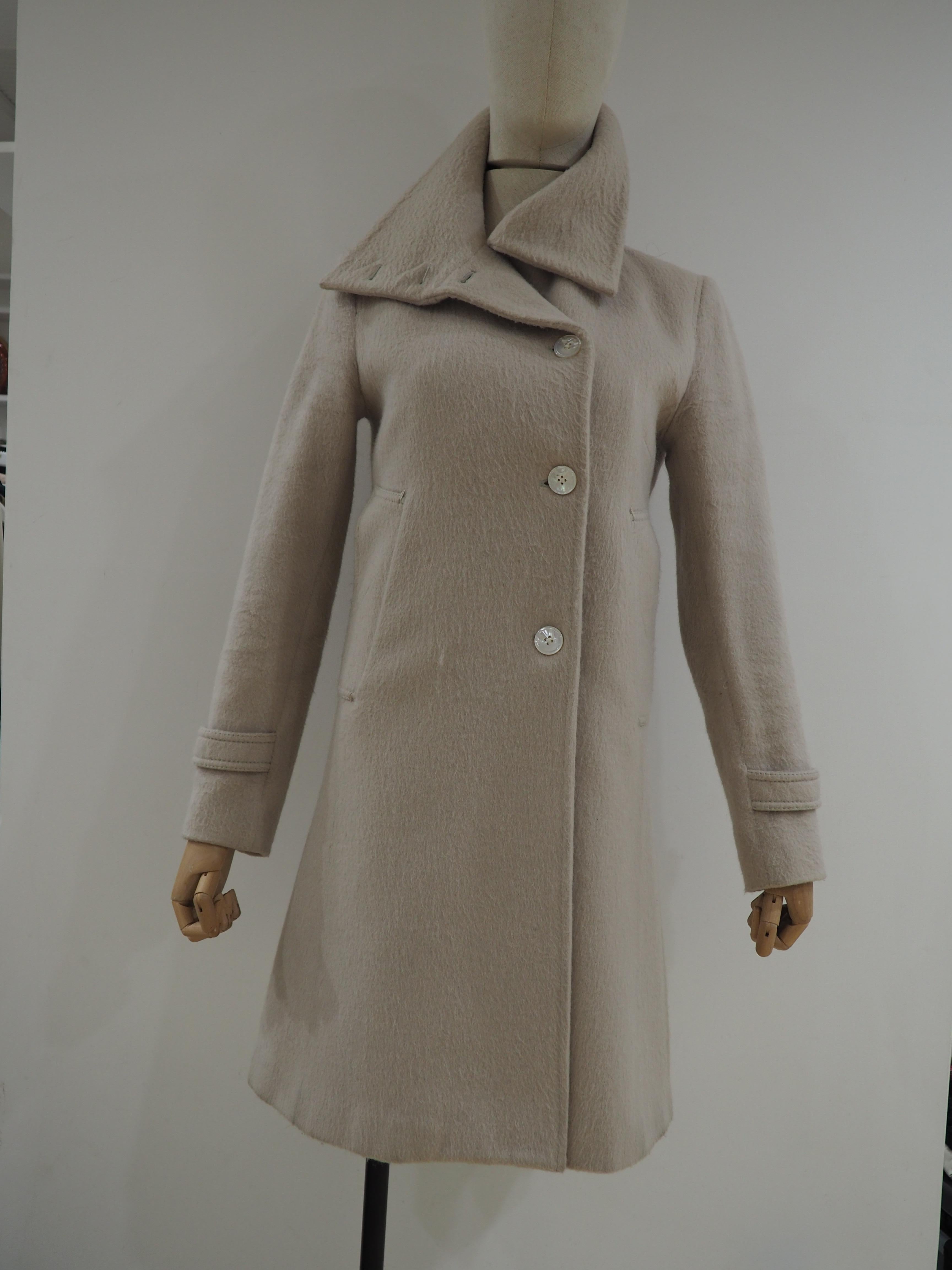 Costume National Alpaca wool coat For Sale 7
