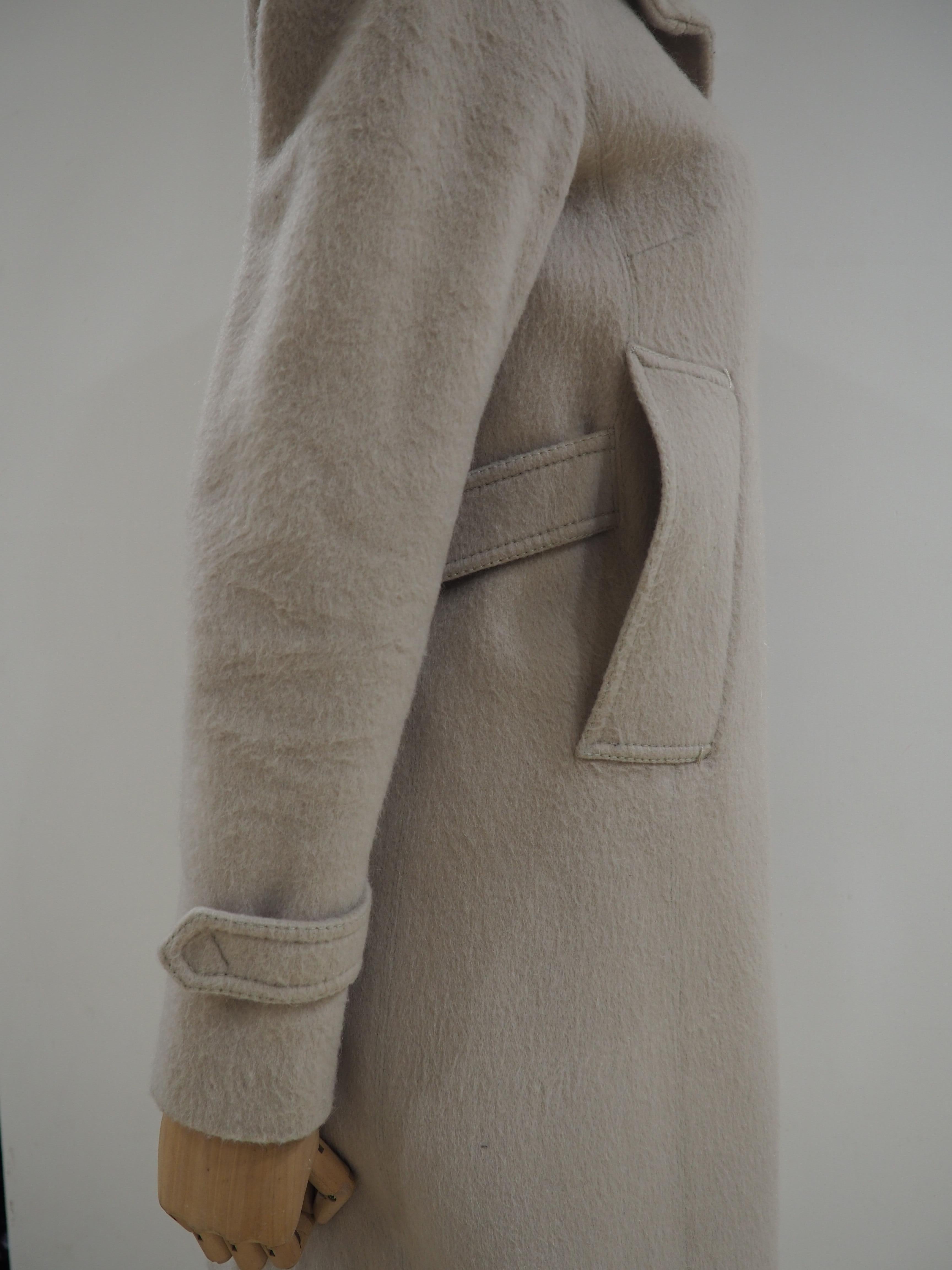 Costume National Alpaca wool coat In Excellent Condition For Sale In Capri, IT