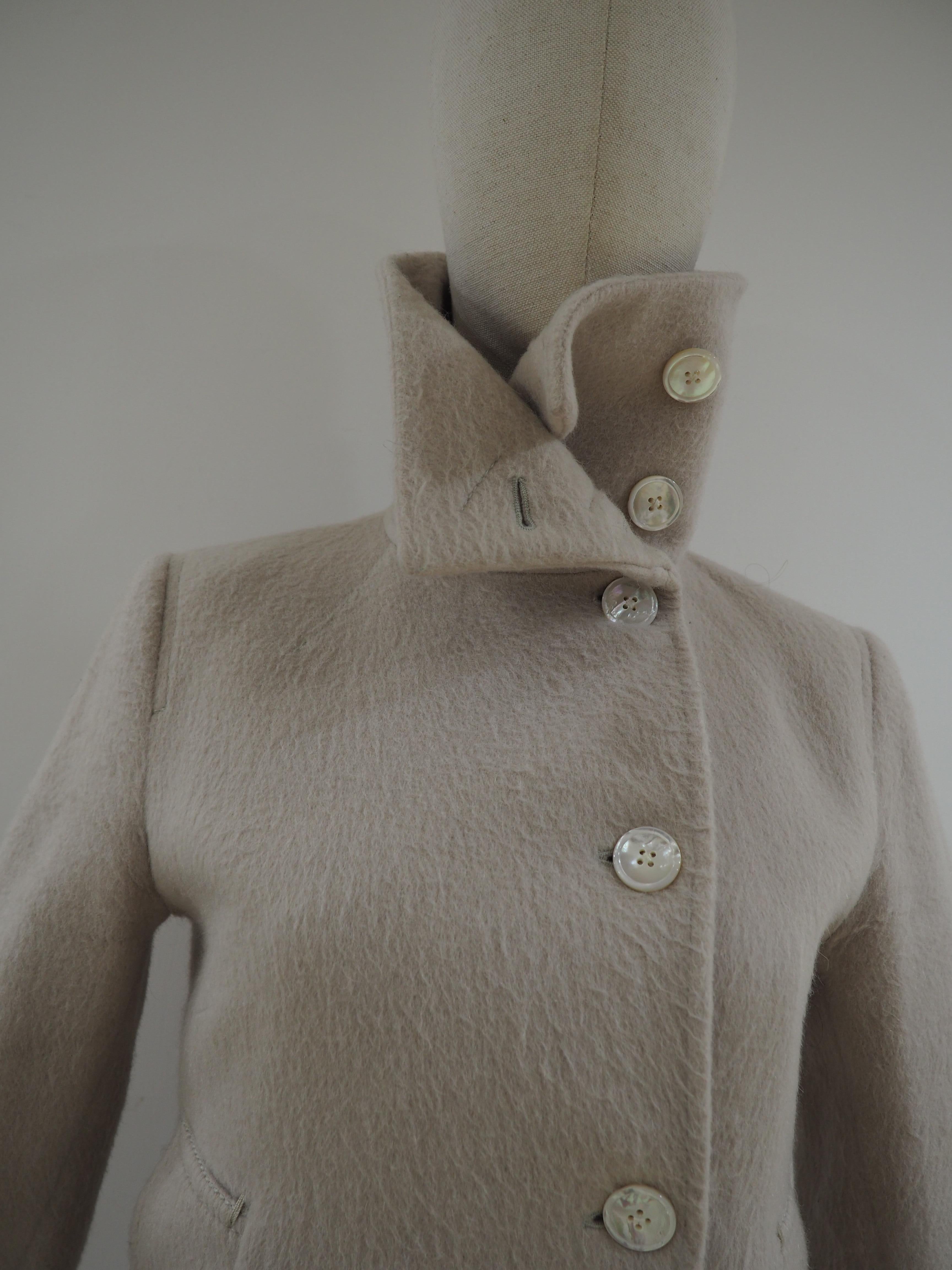 Costume National Alpaca wool coat For Sale 1