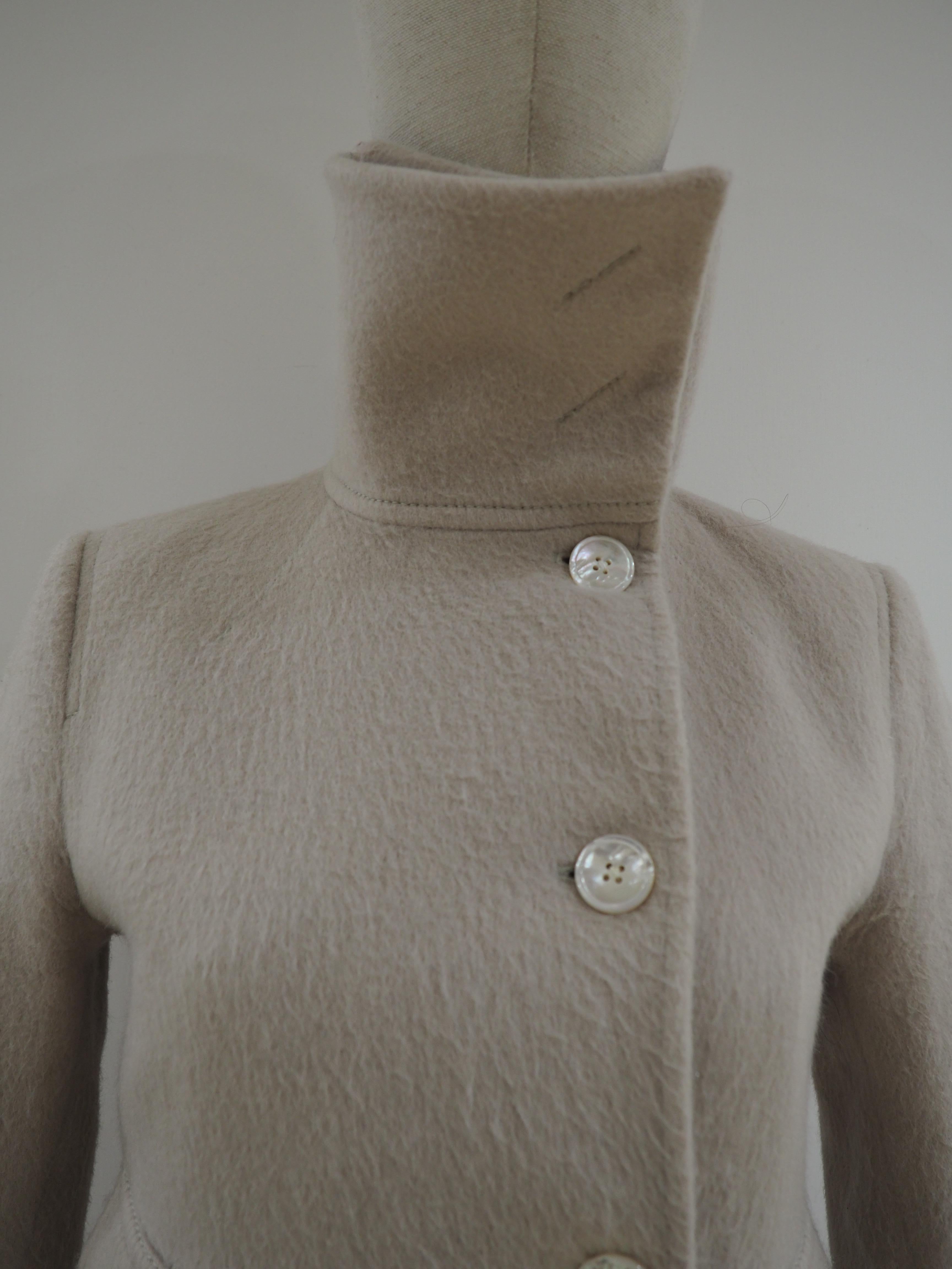 Costume National Alpaca wool coat For Sale 3