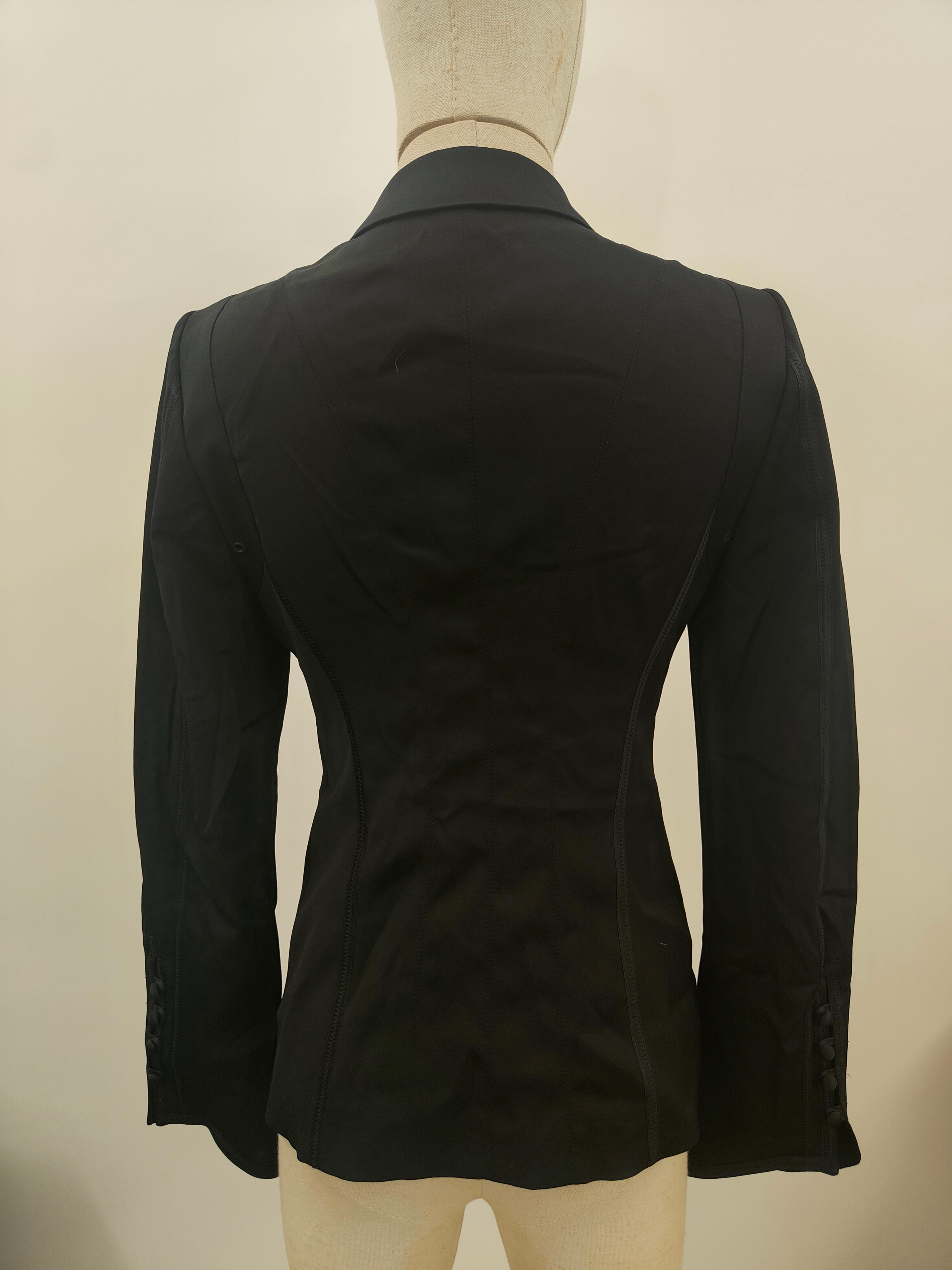 Nationale schwarze Kostüm-Jacke Damen im Angebot