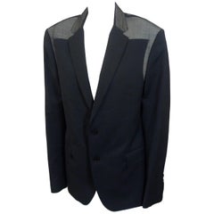 Costume National Homme Exposed Organza Blazer