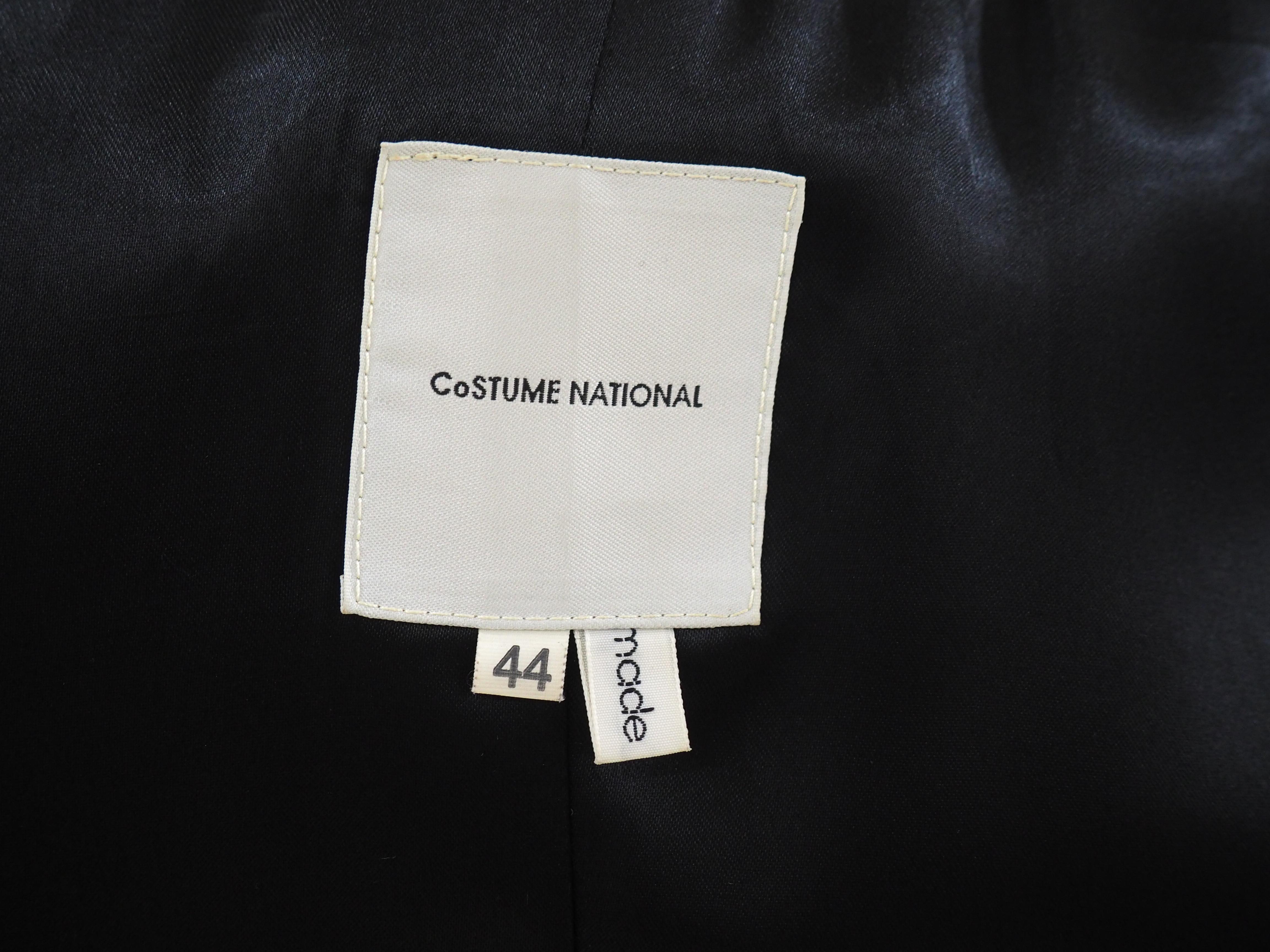 Costume National leather jacket 2