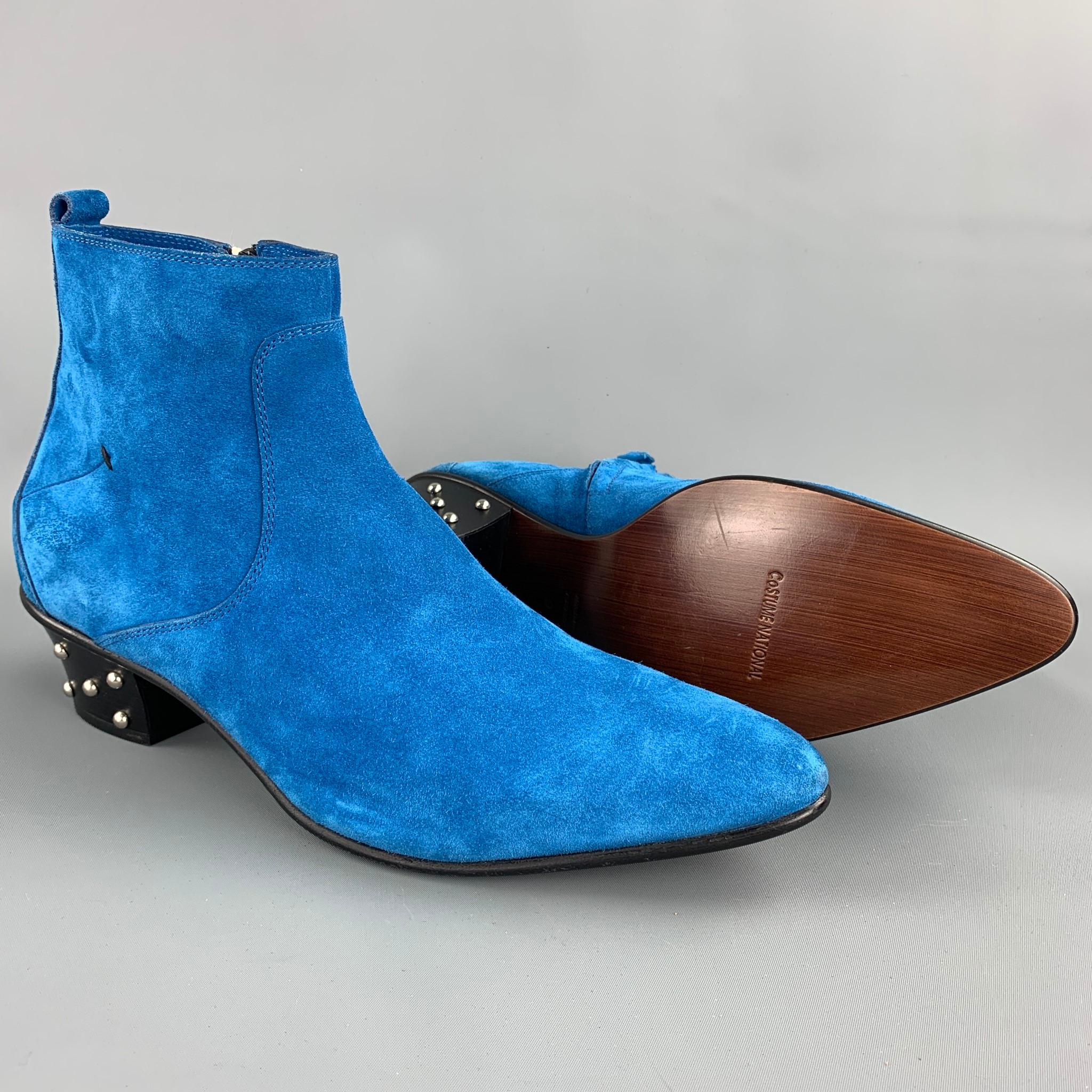 royal blue boots