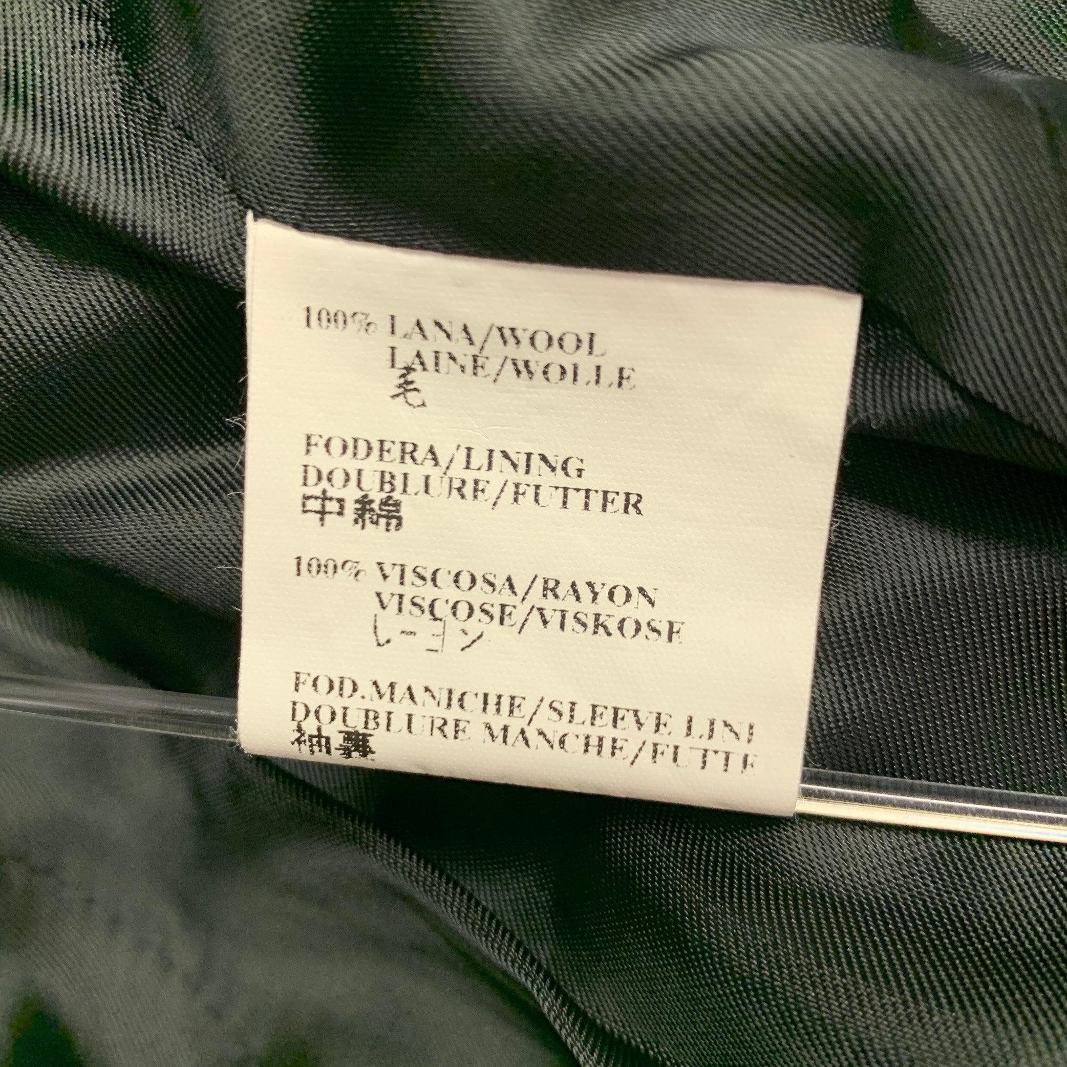 CoSTUME NATIONAL Größe 38 Braun Grauer Nadelstreifen-Anzug aus Wolle mit einem Knopfleiste im Angebot 7