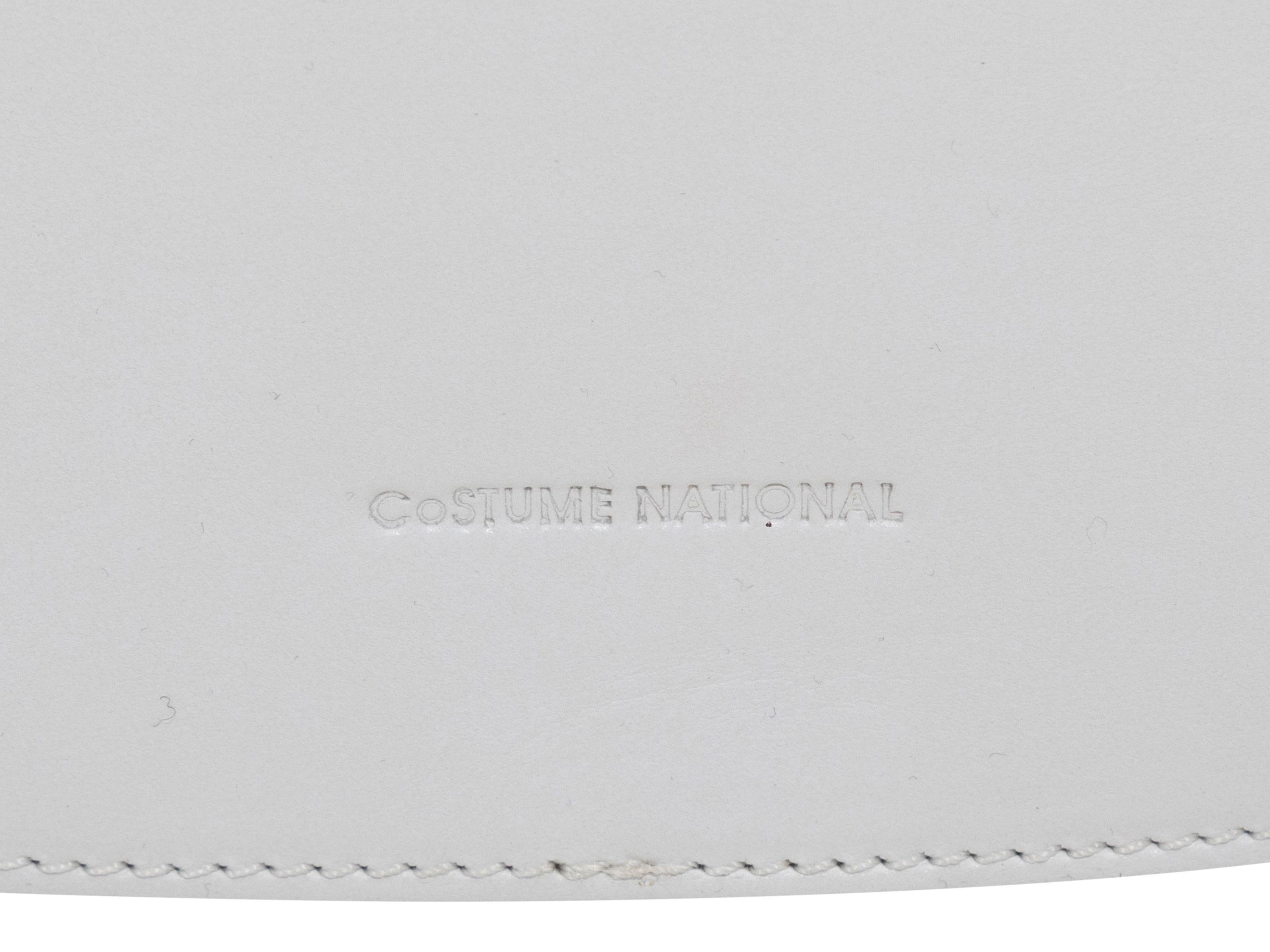 Costume National White & Black Crossbody Bag 4