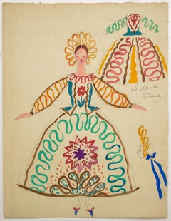 Original Costume Design Set for MOVIE THEATER also Sold Individually