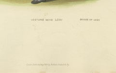 Costume Print: Woman near the Bridge of Lodi, Lombardy, Italy - 1820s Engraving