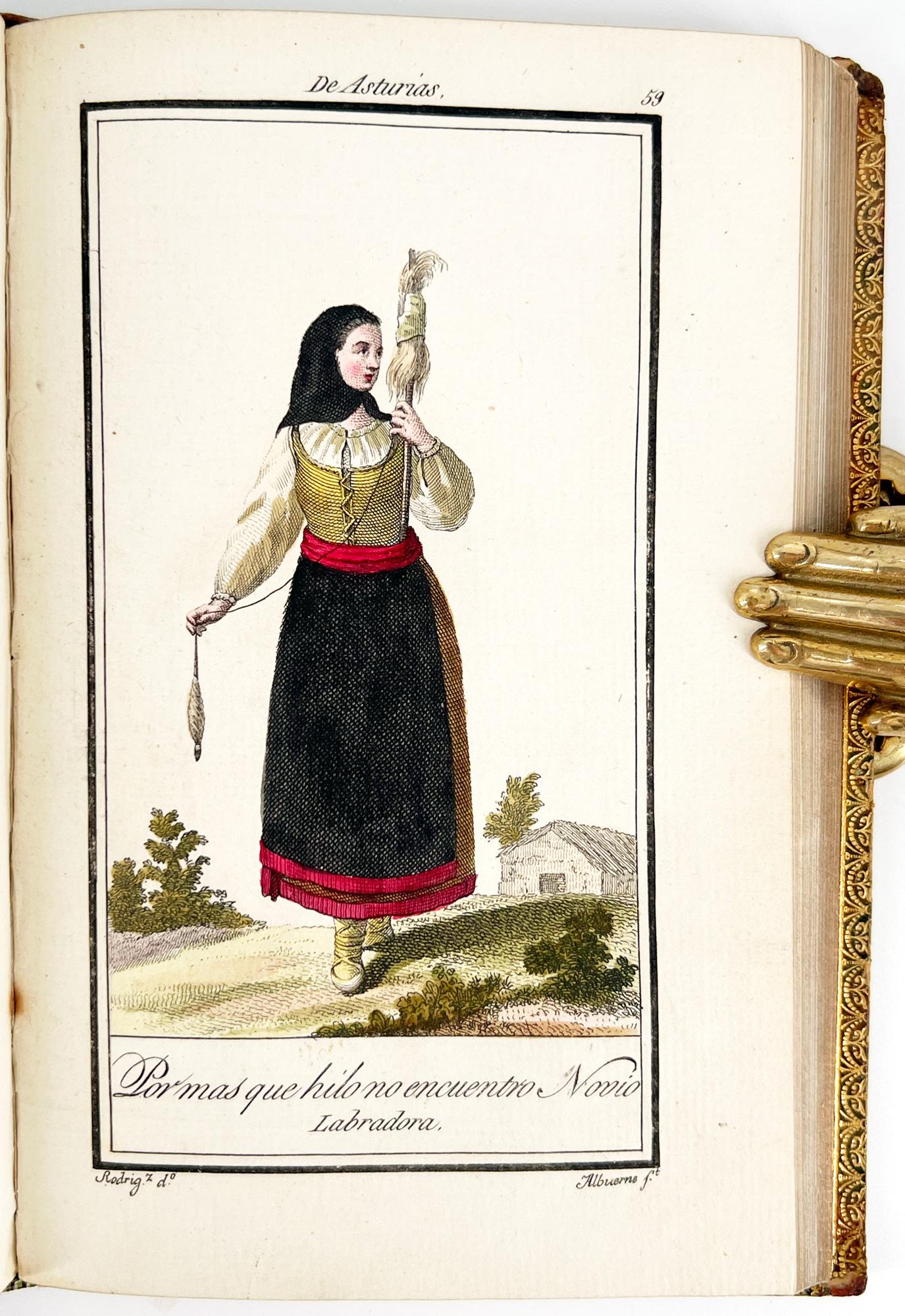 Costumes of Spain – ILLUSTRATED by Antonio Rodríguez, 1803 For Sale 6