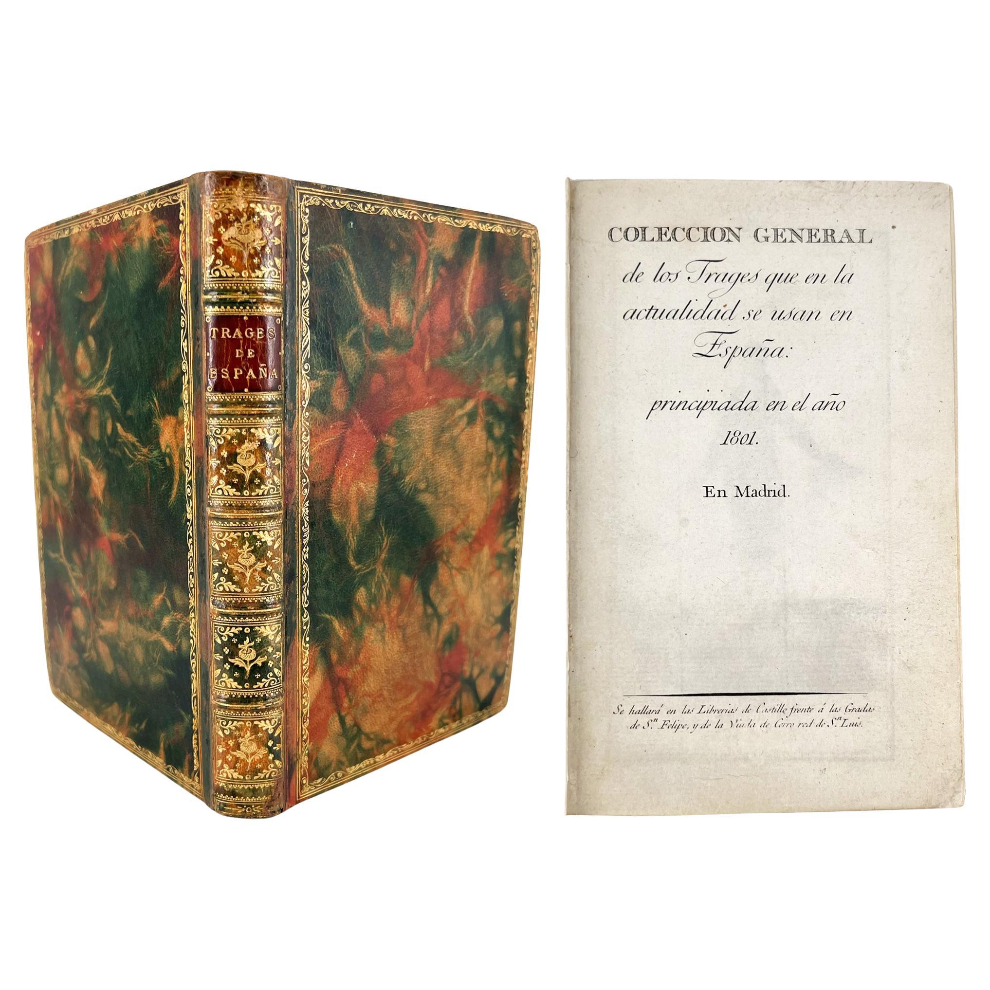 Costumes of Spain – ILLUSTRATED by Antonio Rodríguez, 1803 For Sale