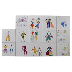 Azulejos de cerámica Costumi según Giò Ponti