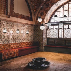 Cosulich Interiores Colgante de Bronce con Gota de Vidrio Soplado Aqua Ahumado Moderno Italiano