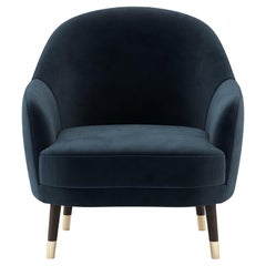 Cosy Armchair, Portuguese 21st Century Contemporary Upholstered with Fabric